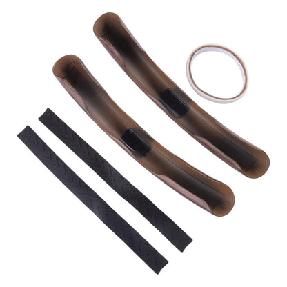 Non-Slip Wood Grain Look Steering Wheel Cover for Car (37-38cm)