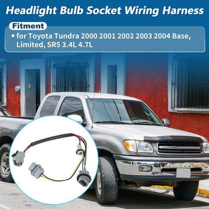 Tail Lamp Light Socket Harness Wiring for Toyota Tundra (2000–2004)
