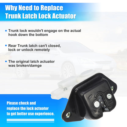 Rear Tailgate Latch Actuator for Honda Odyssey (2012-2017)