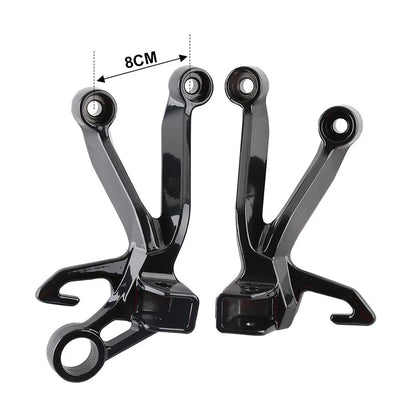 Rear Footrest Peg Bracket for Suzuki GSXR1000 2003-2004 Black