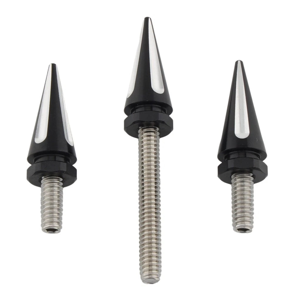 3 x Windshield Trim Screws for Harley Electra Glide 2014-2023 Black