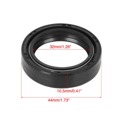 Oil Seal / 2 x 32mm x 44mm x 10.5mm / Front Fork Shock for GN125