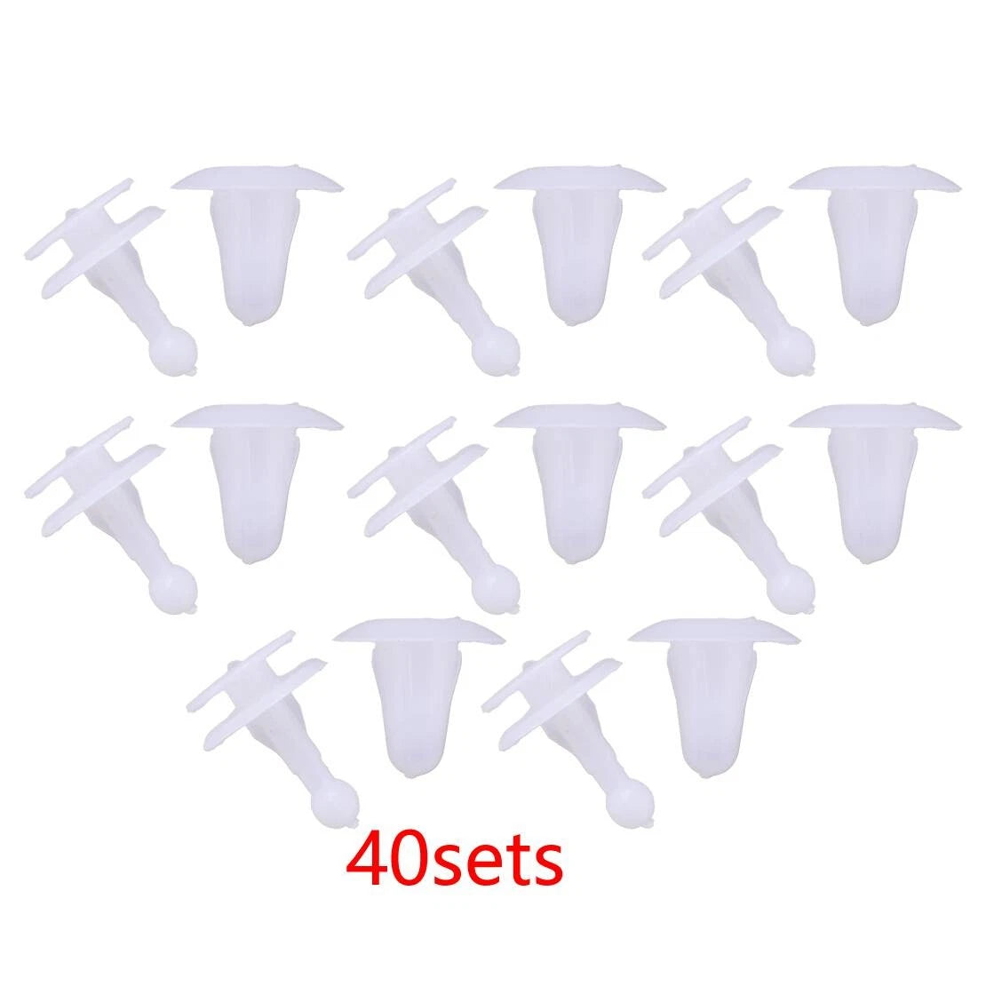 40 x Door Panel Fastener Clips for Toyota Lexus (Fits Various Models)