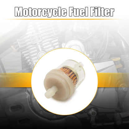 2 x Magnetic Gasoline Fuel Filter Cleaner for 8mm Hose Motorcycle