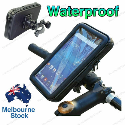 Waterproof Handlebar Mount Case for Bicycle Motorcycle Mobile Phone