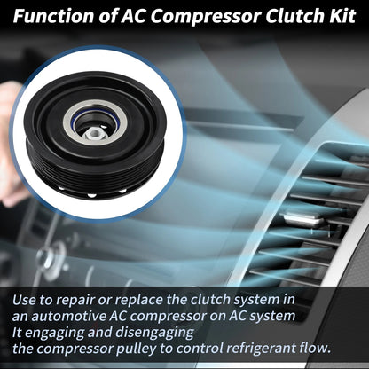 AC Compressor Clutch 6 Groove for Toyota Corolla Matrix (2003-2008)