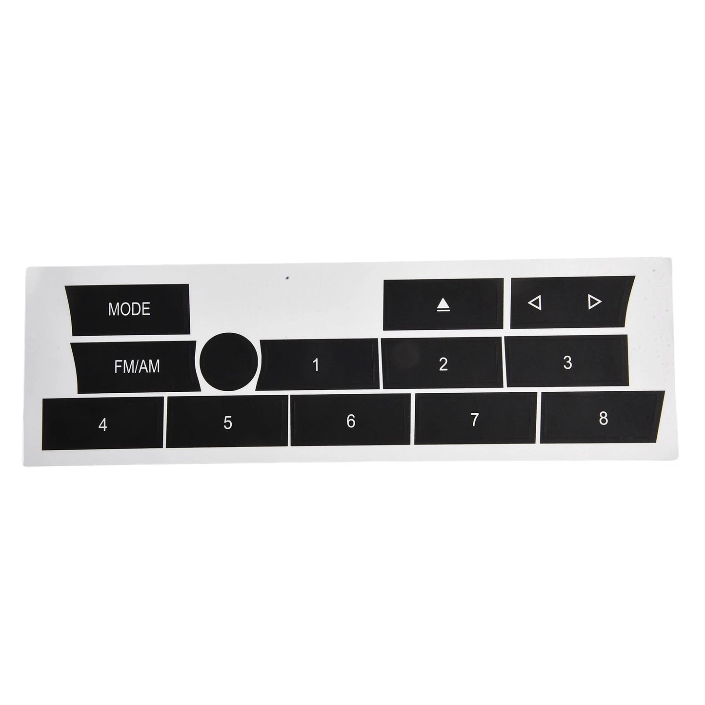 2 x Button Repair Stickers for BMW 7 Series F02 AC/Radio Controls (2009–2012)