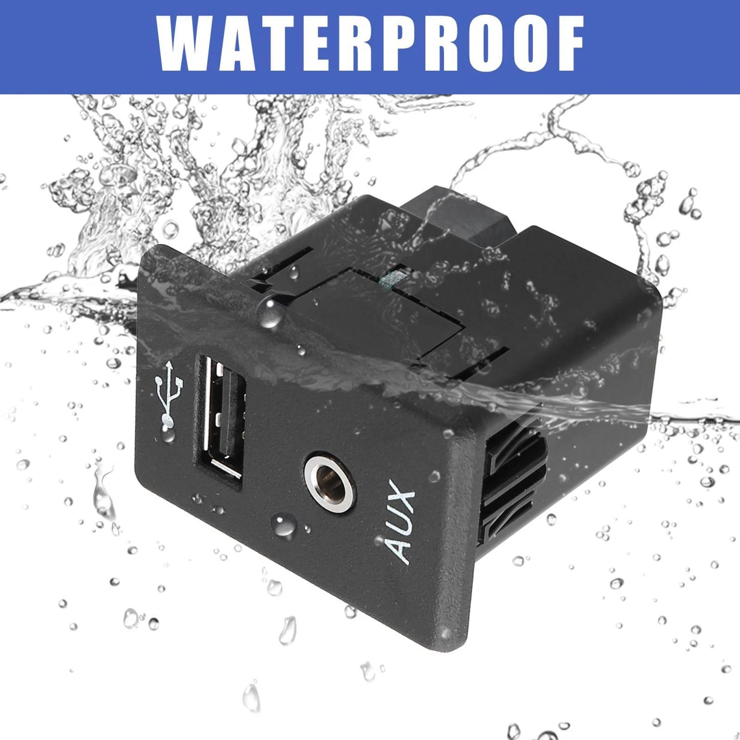 Audio Auxiliary Jack USB Port for Nissan Altima Rogue (2013-2019)