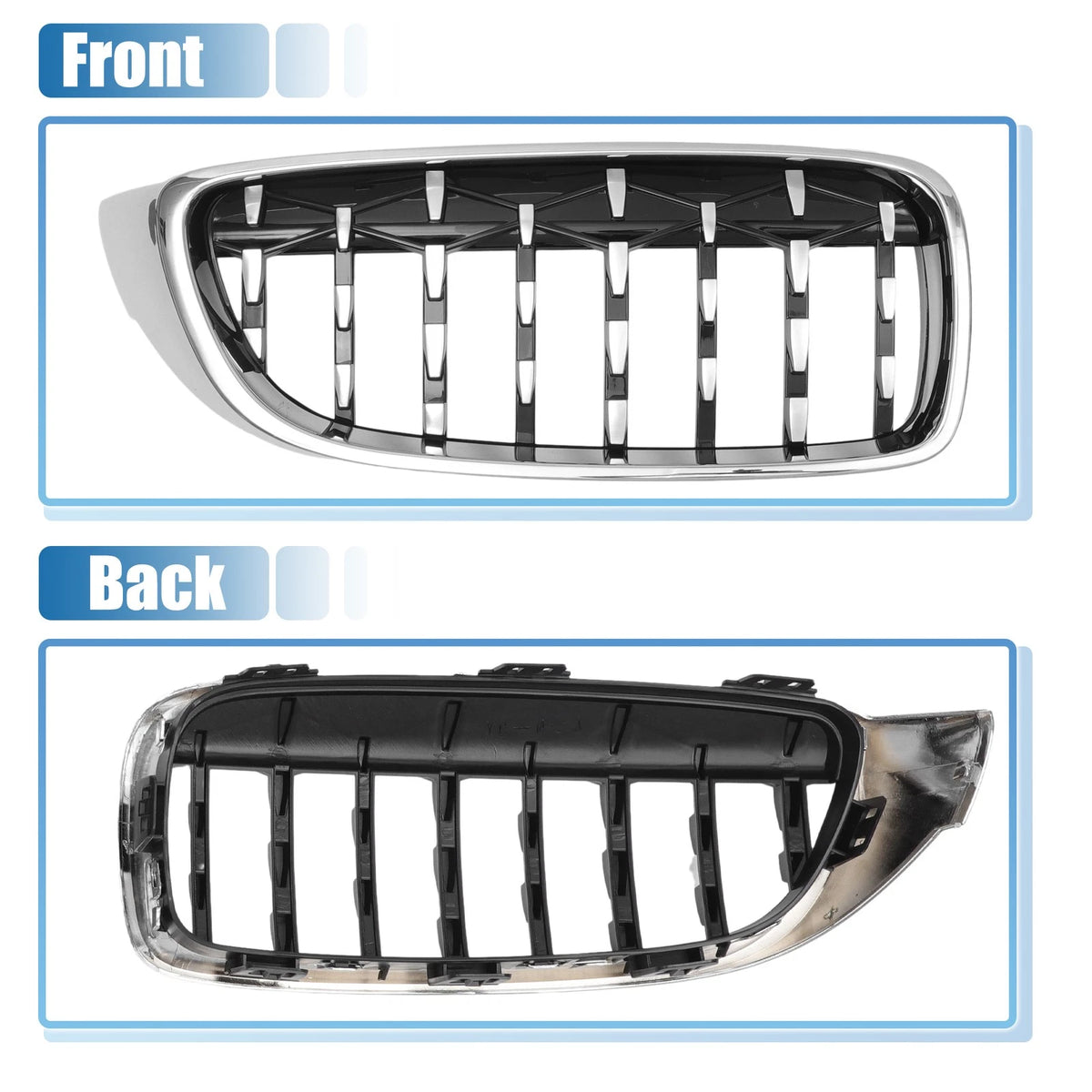 Front Hood Bumper Grille for BMW 428i xDrive 440i (2014-2020)