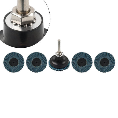 50mm R Type Roloc Flap Sanding Discs for Various Grinds - 40/60/80/120 Grit