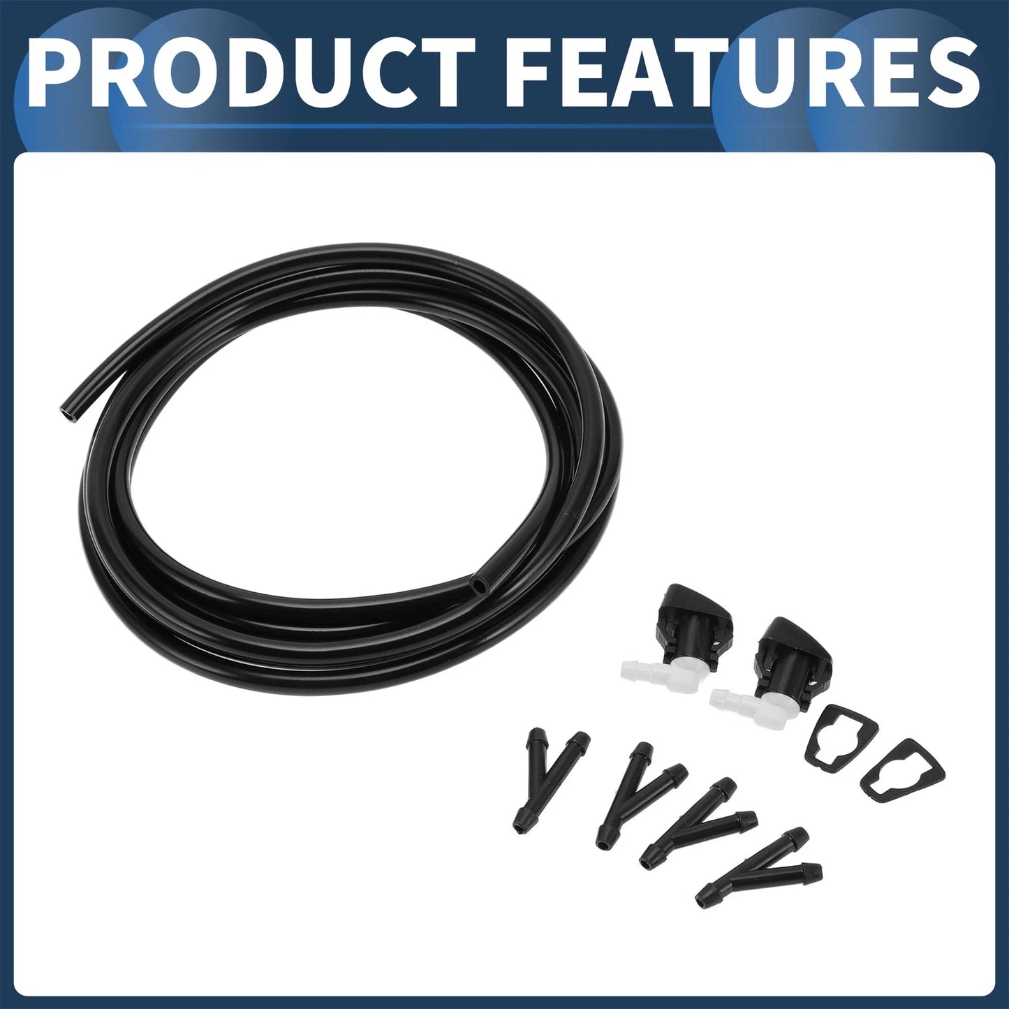 Front Windshield Washer Nozzles for Ford F-250 Super Duty (2008-2016)