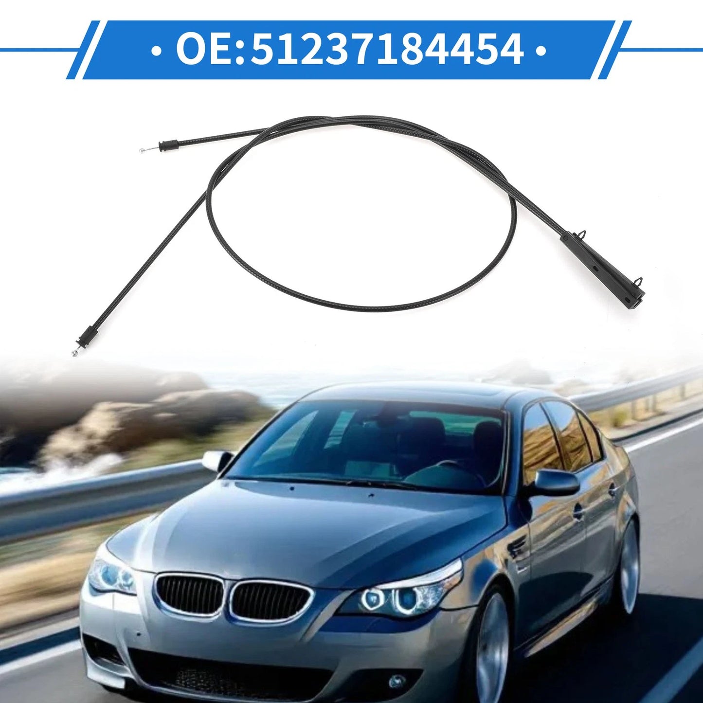 Hood Release Cable for BMW 5 Series E60/E61 (2006-2010)