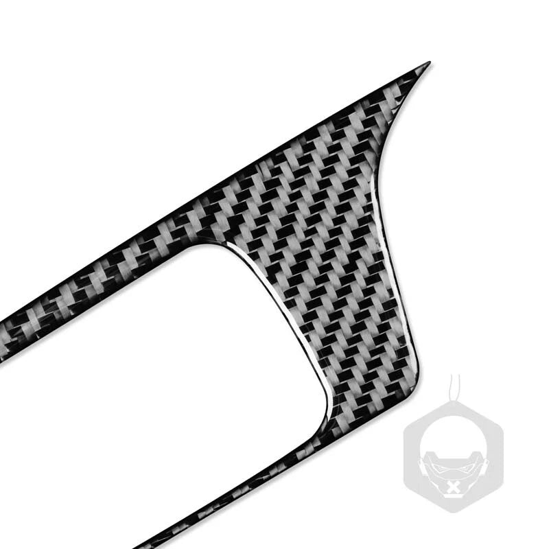 Soft Carbon Fiber Window Swtich Buttons Cover Trim Fit For Porsche 718 2016-2023