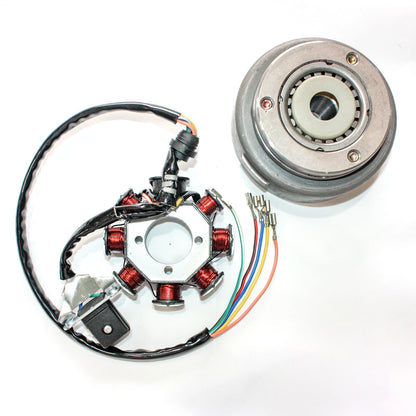 8 Poles Magneto Stator for 200cc 250cc PIT Quad Dirt Bike ATV