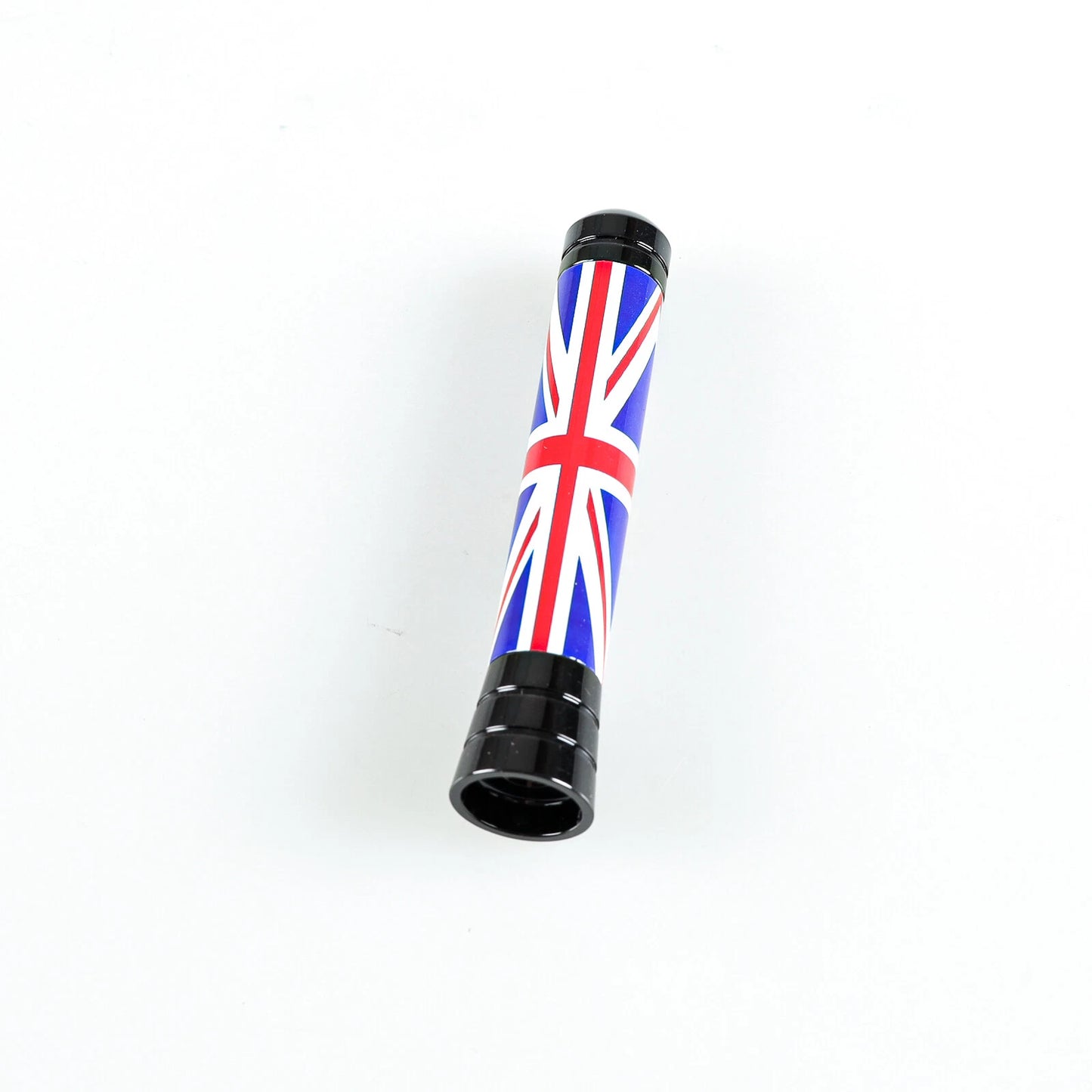 Red Union Jack & Black Chrome Radio Antenna for Mini Cooper (2001-2017)