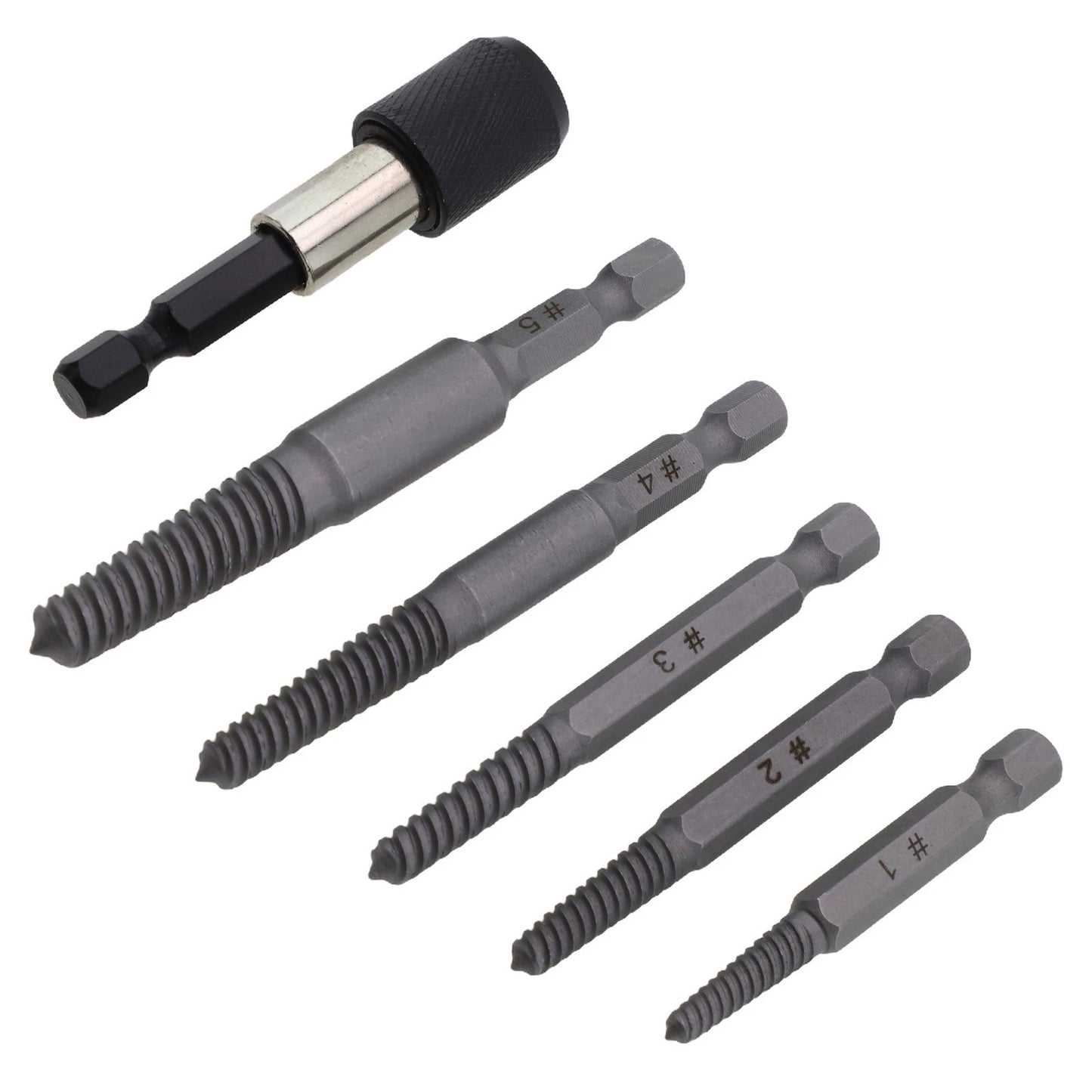 Stud Screw Extractor Hand Tools Remover Set Steel Treatment