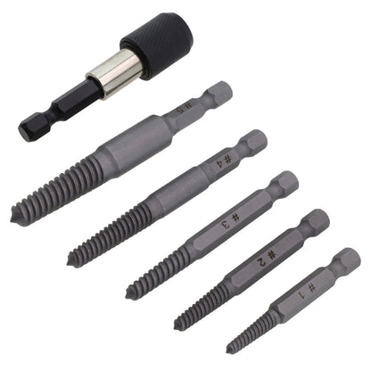 Stud Screw Extractor Hand Tools Remover Set Steel Treatment