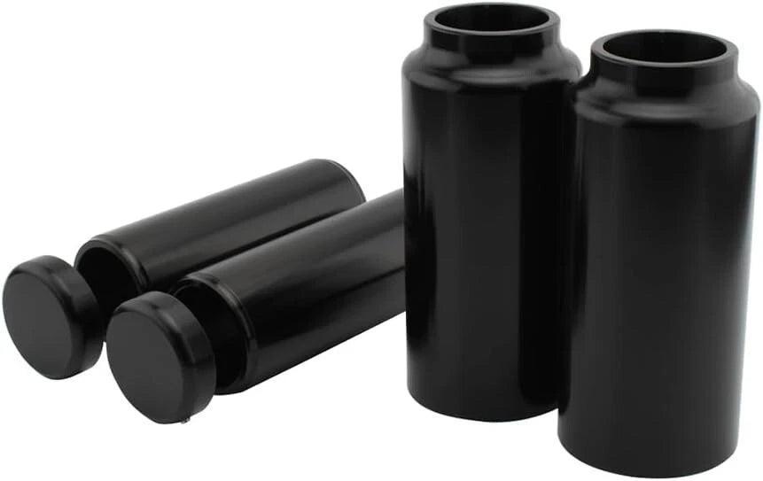 6Pcs Fork Cover Caps for Harley Street Bob FXBB (2018-2021) Black