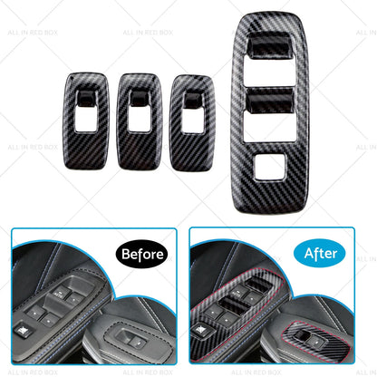 ABS Door Armrest Lift Switch Cover Trim for Ford Ranger Everest (2015-2022)
