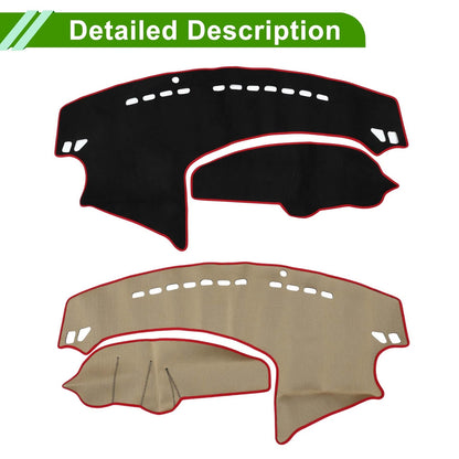 Dash Cover Mat for Mazda Axela 2009-2013 Sun Protector Black Red