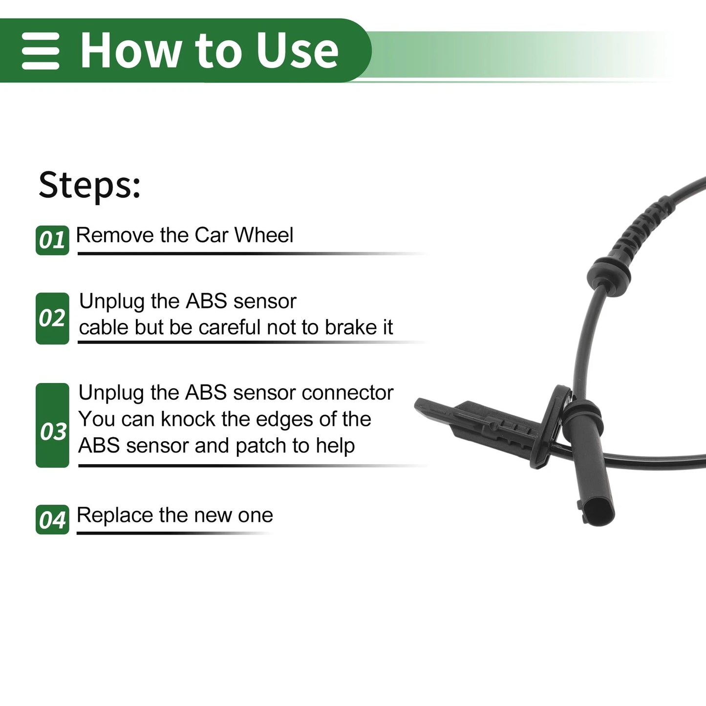 ABS Wheel Speed Sensor for BMW 3 Touring G21 (2018-2022)
