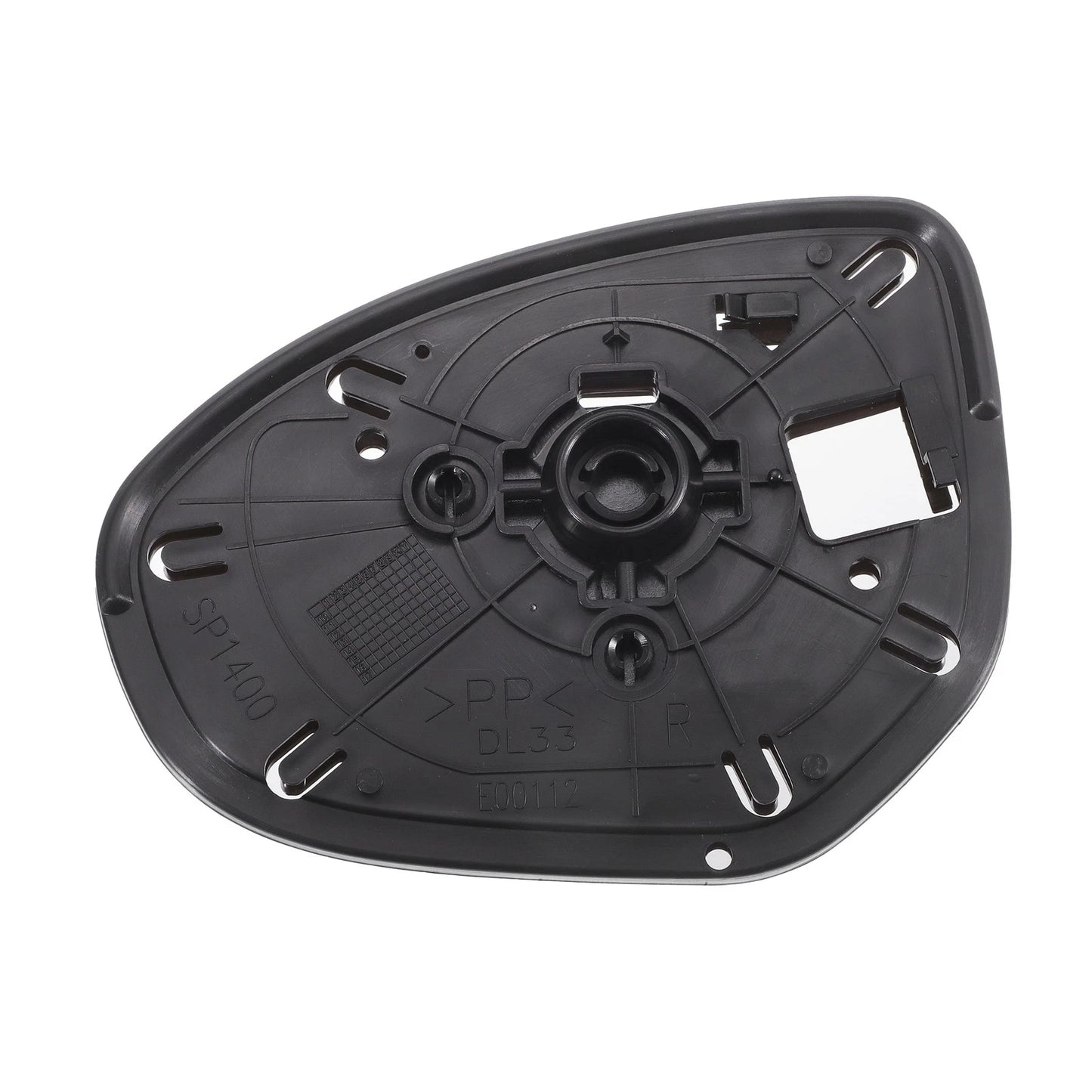 Right Side Mirror Glass w/ Backing Plate for Mazda 2 3 (2010-2014)