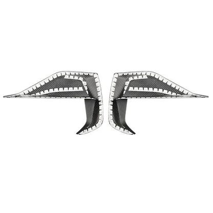 Carbon Fiber Bumper Vent Upper Splitter for  Ford Mustang 2024