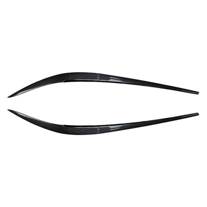 Carbon Fiber Headlight Eyebrow Eyelid Covers for BMW 3 Series (2019-2021)