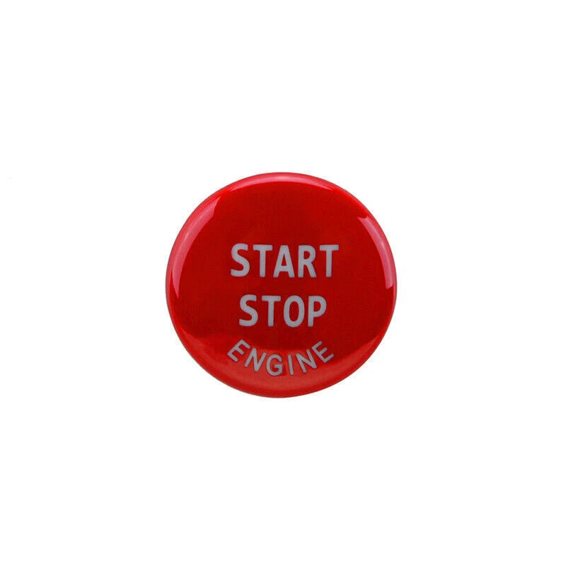 Red Engine Start Stop Push Button Cover & Ring Trim for BMW E90 E92 E93 (2009-2012)