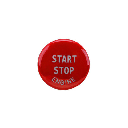 Red Engine Start Stop Push Button Cover & Ring Trim for BMW E90 E92 E93 (2009-2012)