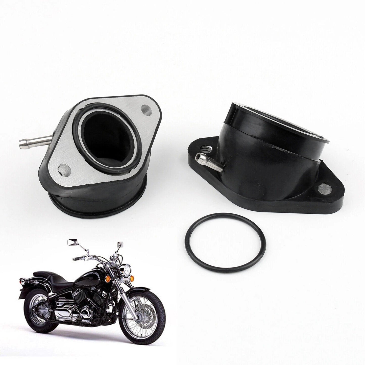 2 x Carburetor Rubber Connectors for Yamaha XV500 XV535 (1992-1998)