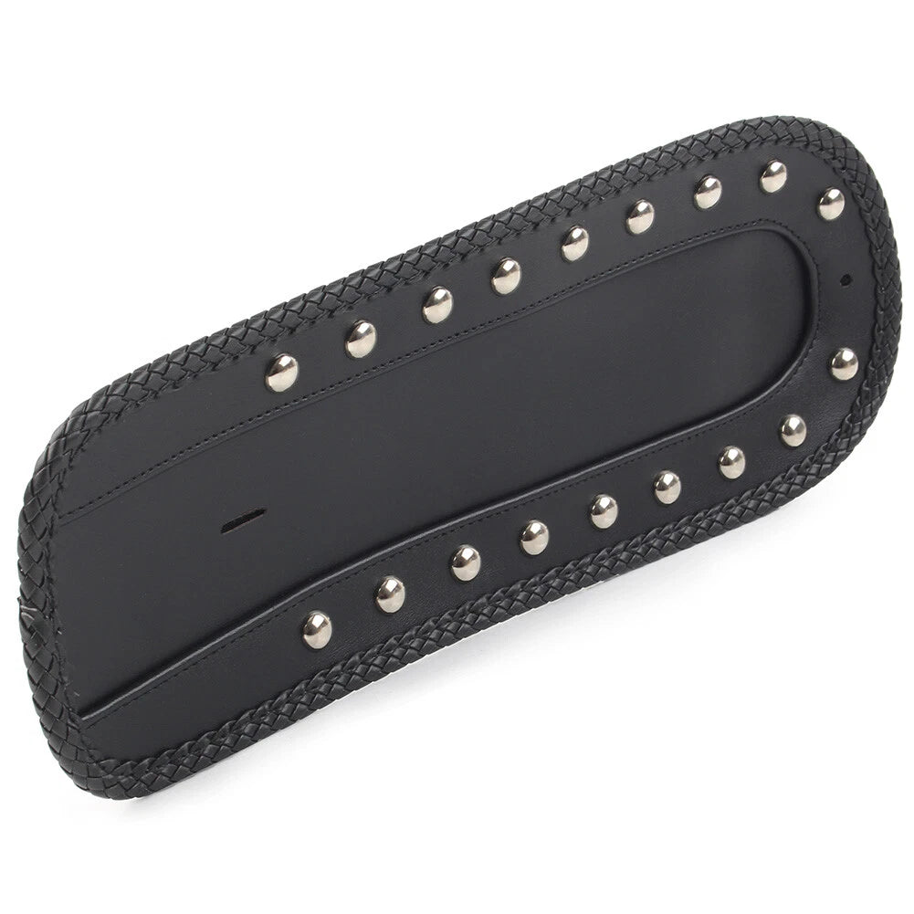 Studded Leather Rear Fender Bib Solo Seat for Harley Sportster XLH 1200 883