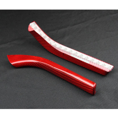 Red Carbon Fiber Parking HandBrake Grip Knob Cover Cap fit For Camaro 2010-2015