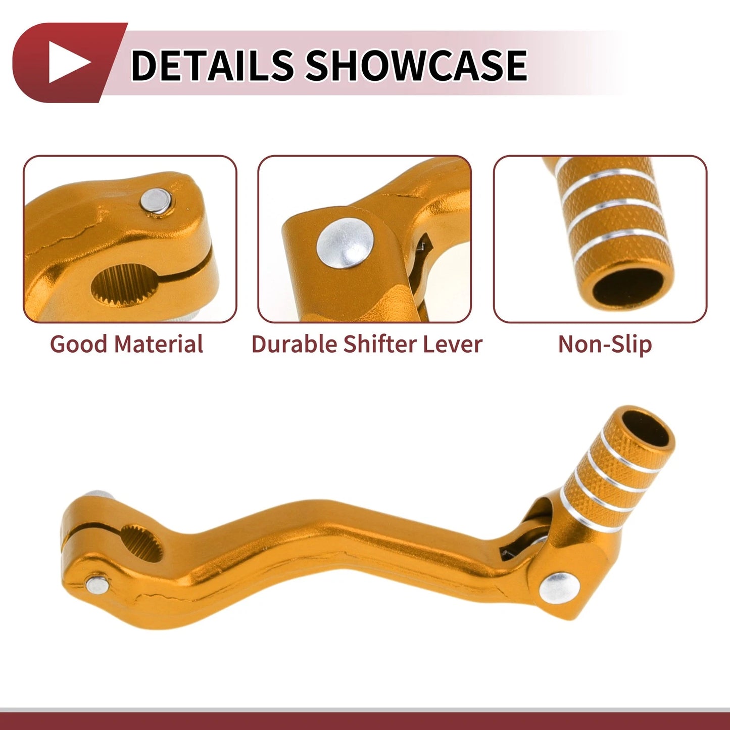 Shifter Lever / Folding for Kayo T2 Gold Tone and Silver Tone