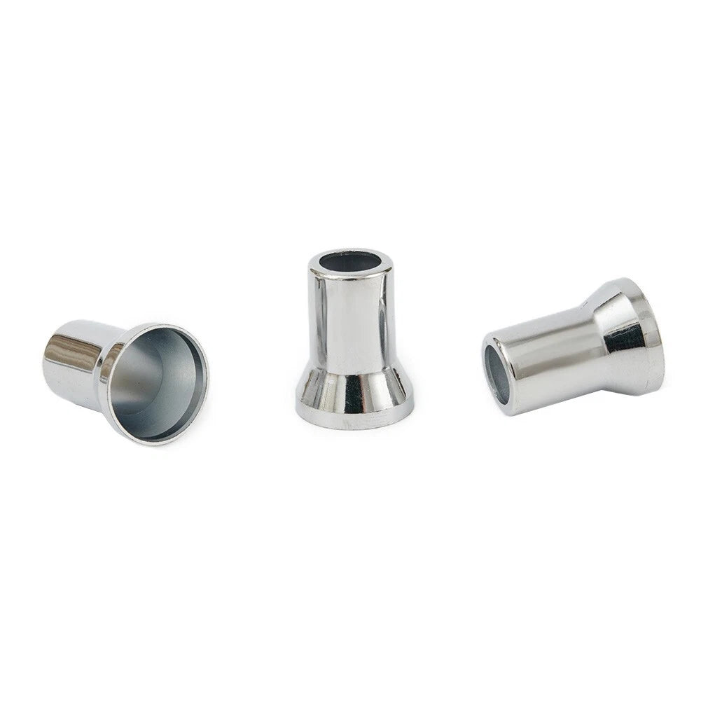 Valve Stem Hex Cap with Sleeve Cover Decor for Silver Car