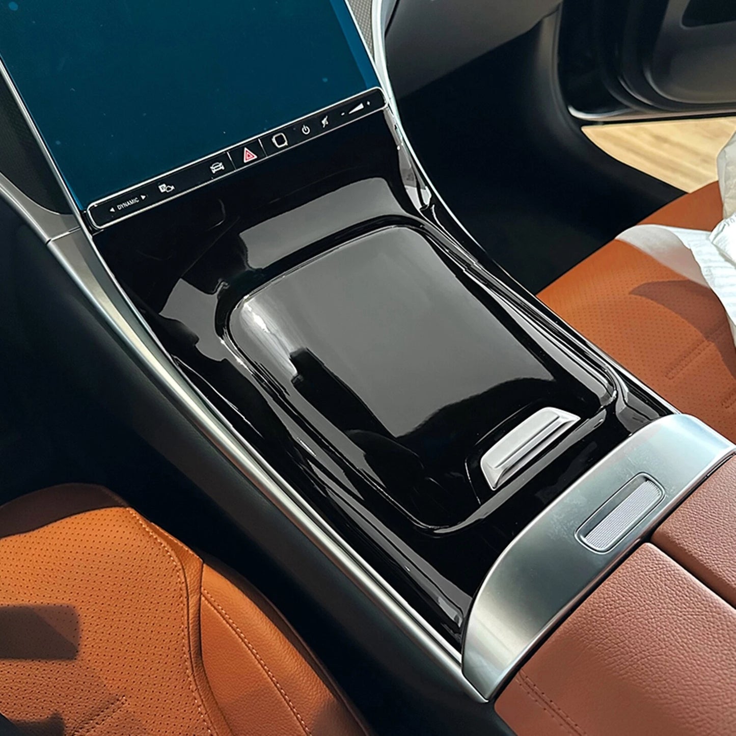 Center Console Storage Box Cover for Benz X254 GLC200 AMG (2023-)