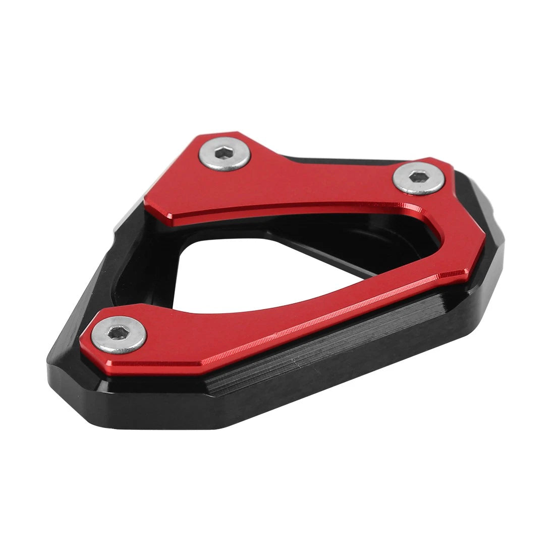Black Red Kickstand Pad Extension Side Stand Plate for YAMAHA MT-10
