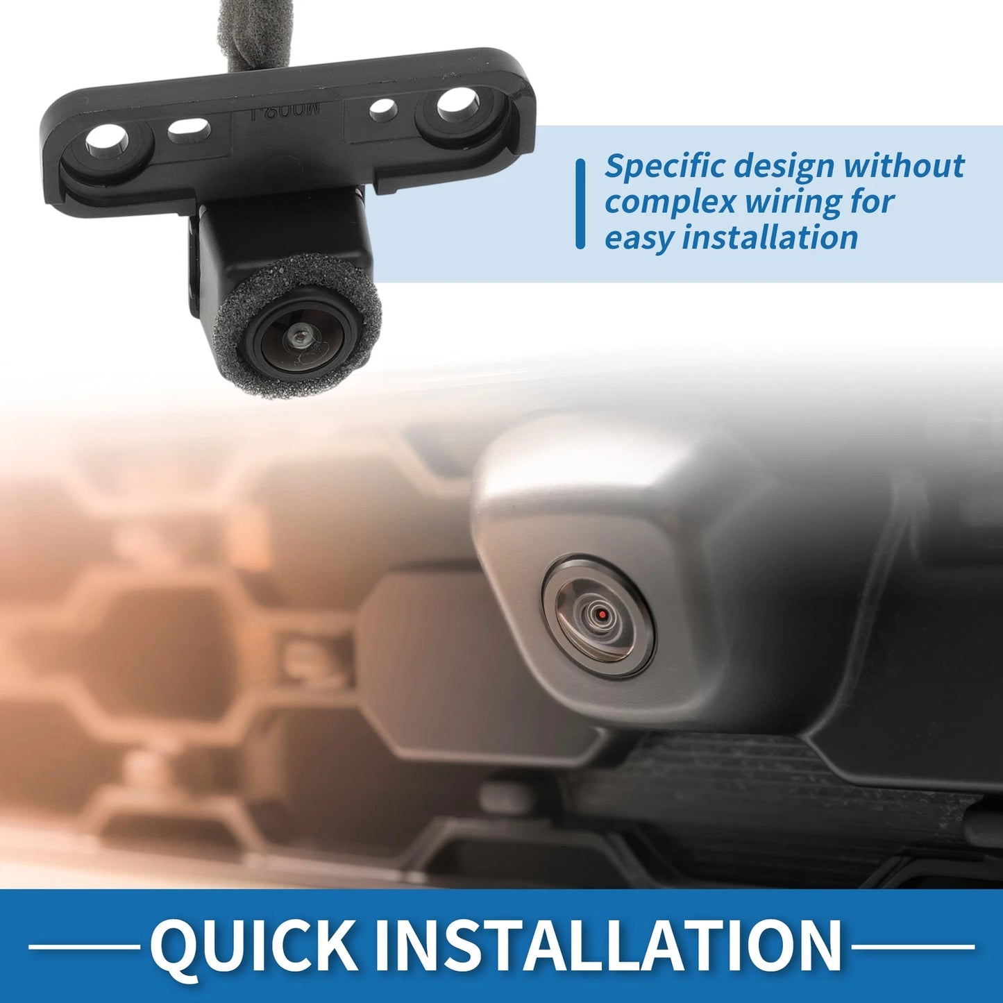 Front View Camera Park Assist for Cadillac Escalade 6.2L (2016-2020)
