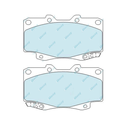 2 Front Slotted Disc Rotor for Hilux 4x4 KUN25 KUN26 GGN25 Brake Pads