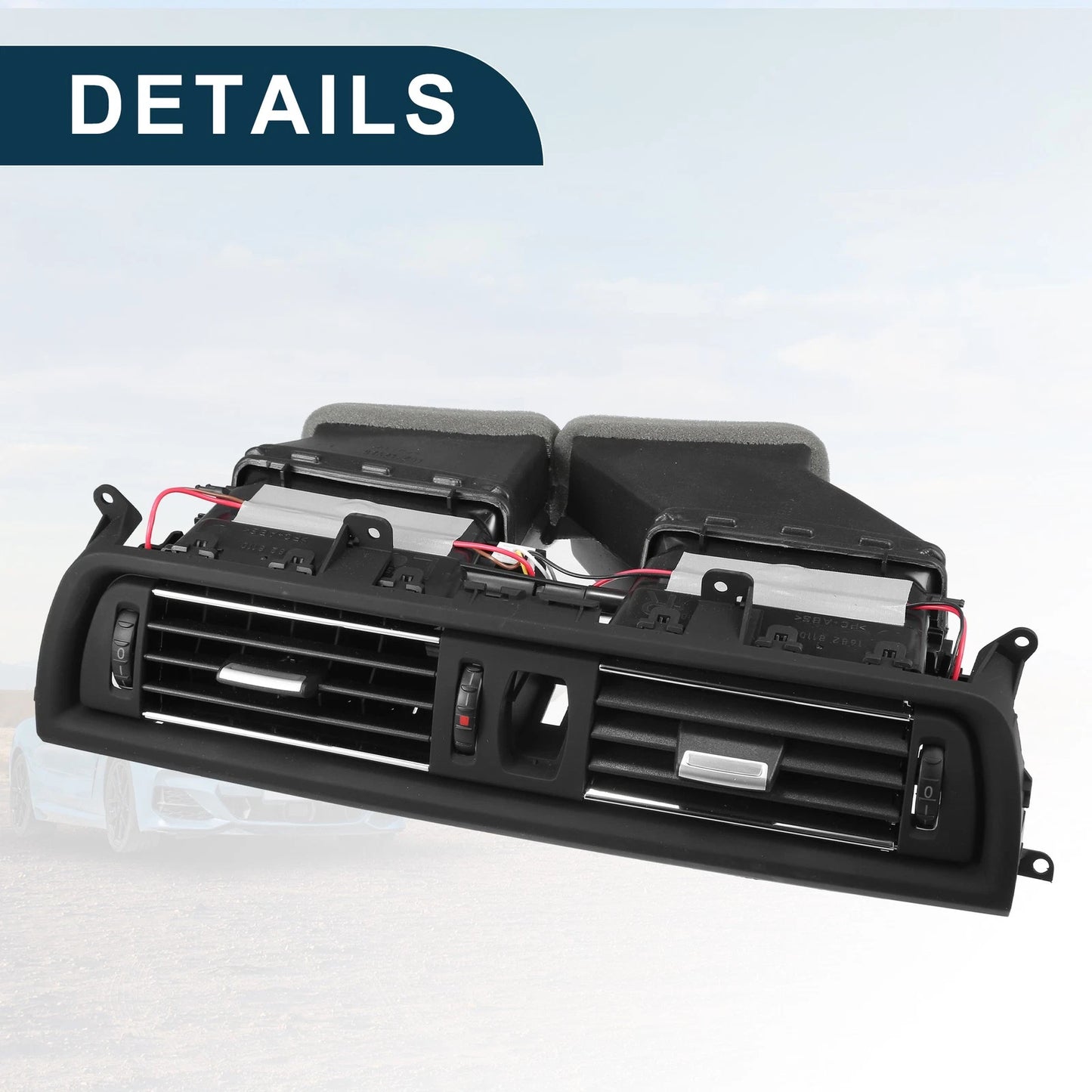 Air Vent Panel for BMW 528i 2011-2016 AC Grille Black