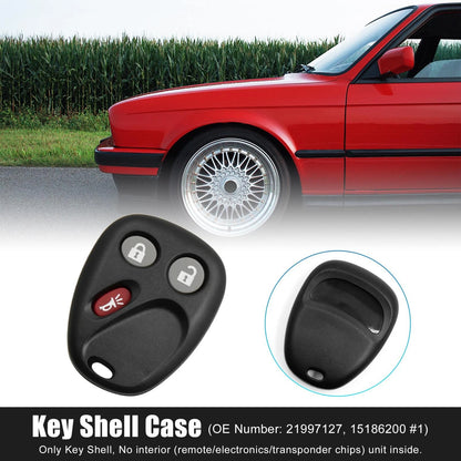Key Fob Shell Case for Chevrolet Cadillac GMC 3-Button