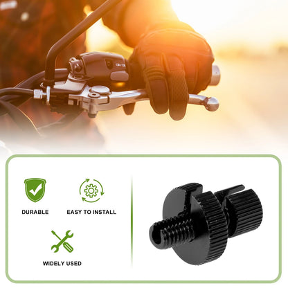 4 Pcs M8 Aluminum Clutch Brake Cable Adjuster Screw for Motorcycle
