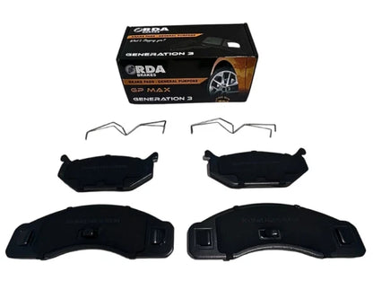 Front Brake Pads Girlock Caliper 2 x for Chrysler Valiant VJ VK CL & Charger (1969–1974)
