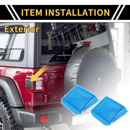 Tail Light Side Cover Trim for Jeep Wrangler JL JLU (2018-2024) Light Blue