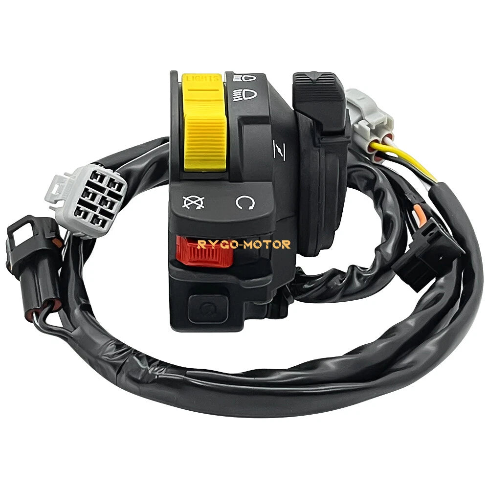 Left Handlebar Switch Start Stop Hi/Lo Headlight for Arctic Cat DVX (2009–2012)
