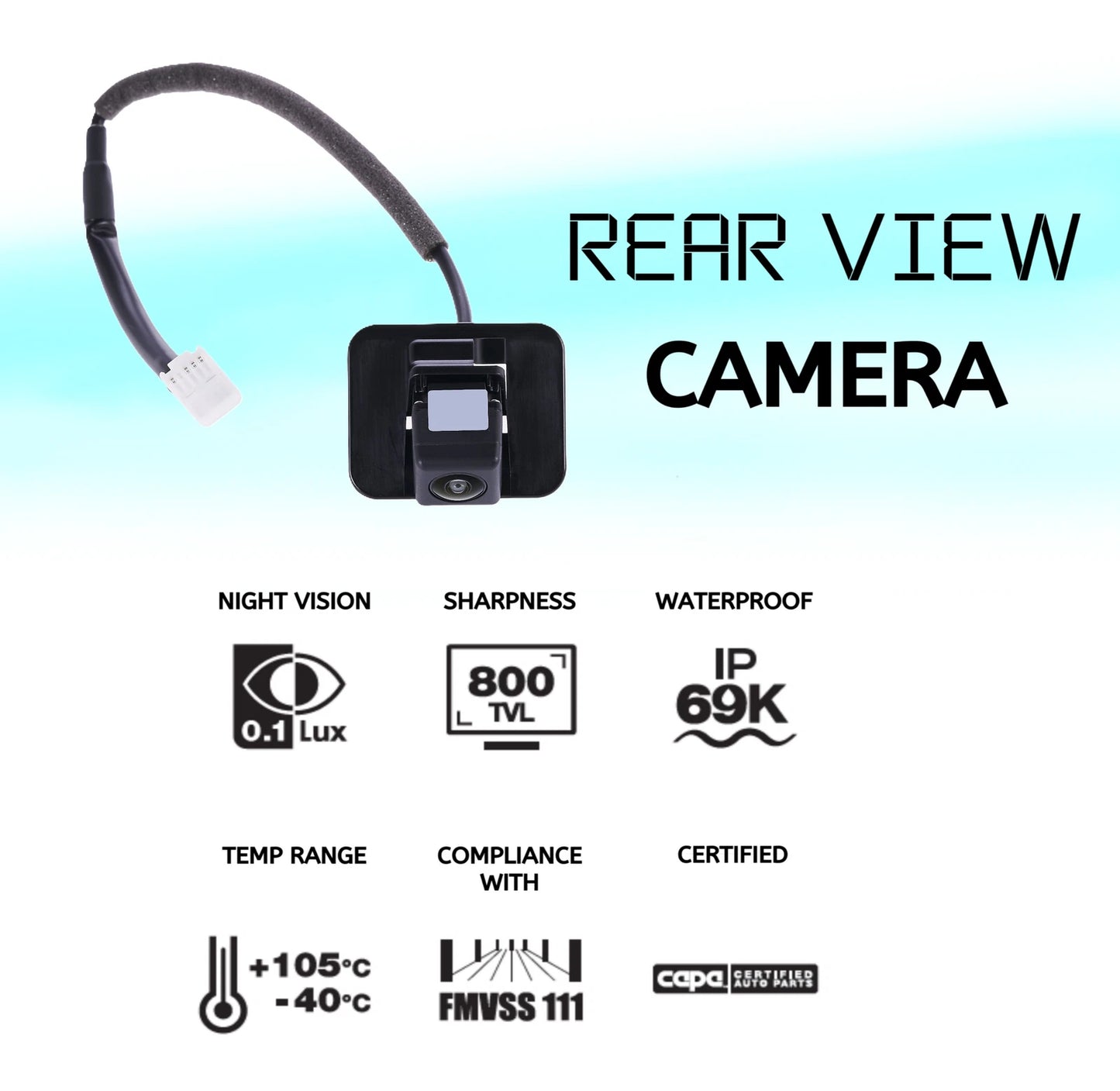 Reverse Camera OE Connector for Mazda CX-3 2015-2018
