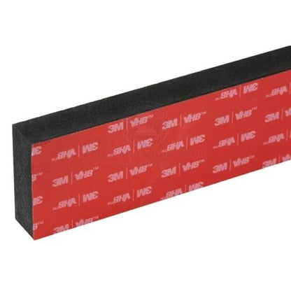 Boat Stern Pad Black 300mm x 50mm x 20mm VHB Adhesive for Marine Use