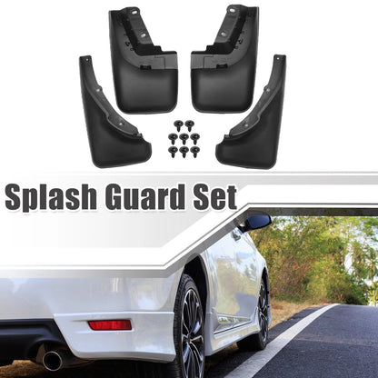 Mud Flaps Splash Guards for Toyota Corolla E90 Wagon Black 1 Set (2007-2013)