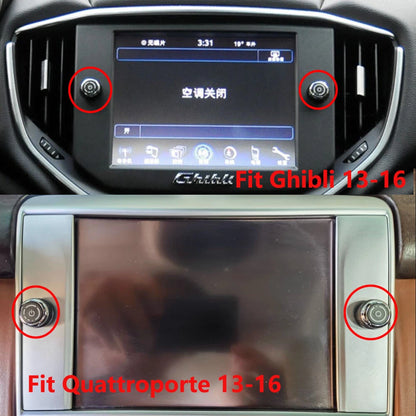 1x Central Volume Switch Button Cover for Maserati Quattroporte GTS Ghibli