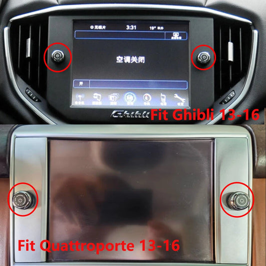 1x Central Volume Switch Button Cover for Maserati Quattroporte GTS Ghibli